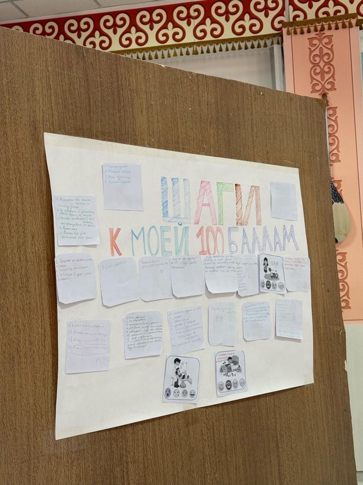 «ҰБТ-ға сеніммен барайық» тақырыбында психологиялық тренинг / Психологический тренинг на тему «ҰБТ-ға сеніммен барайық»